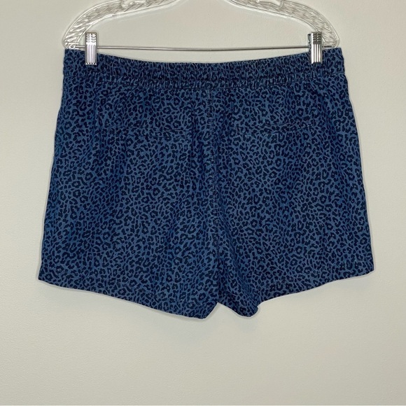 J. Crew Denim Seaside Indigo Blue Leopard Shorts - Picture 6 of 9